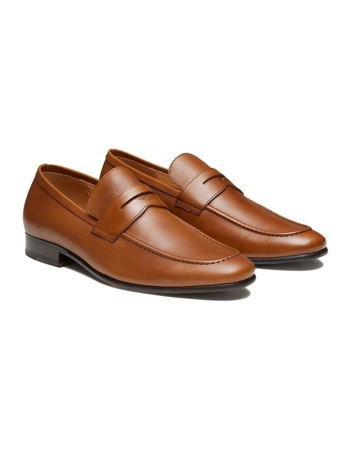 Penley Leather Loafers in Brown