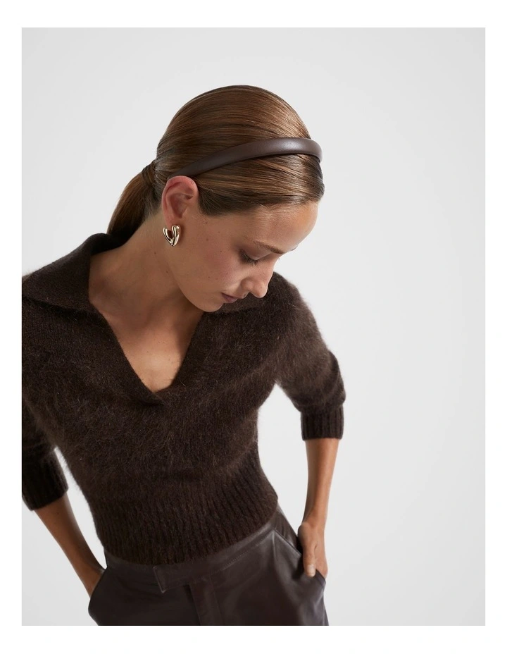 Skinny Headband in Dark Espresso