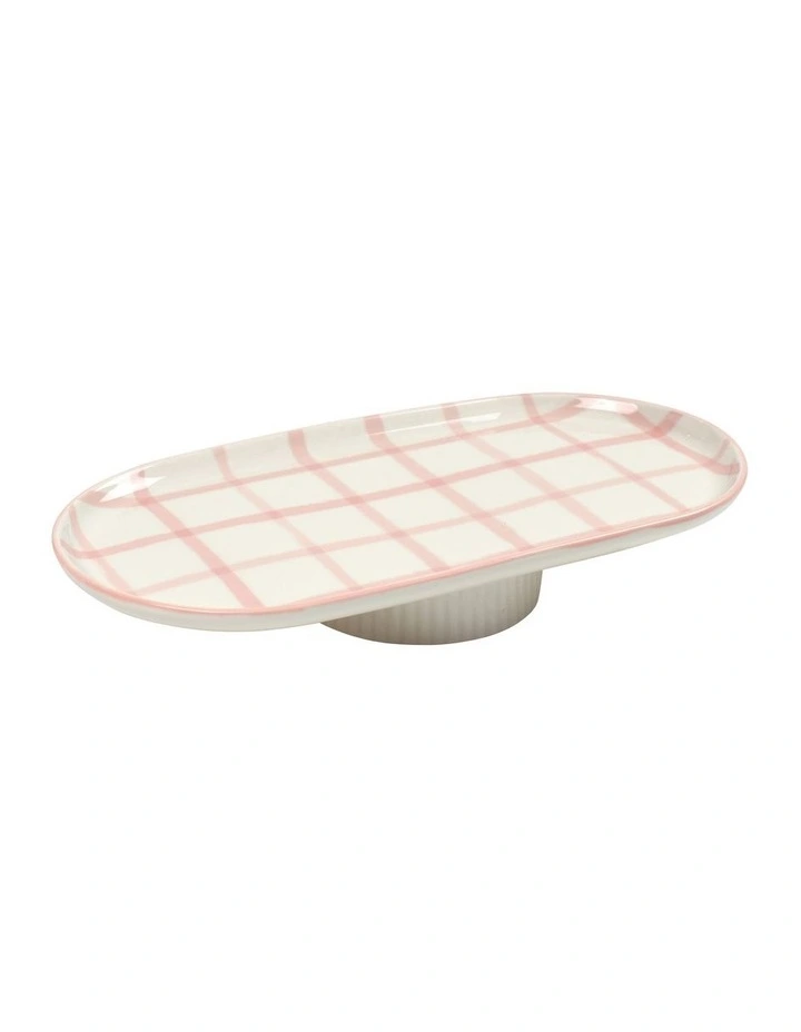 Tessa Footed Cake Plate 28cm in White