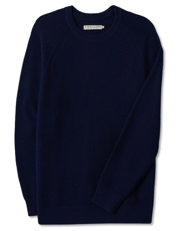 Harrison Knit Sweater in Navy