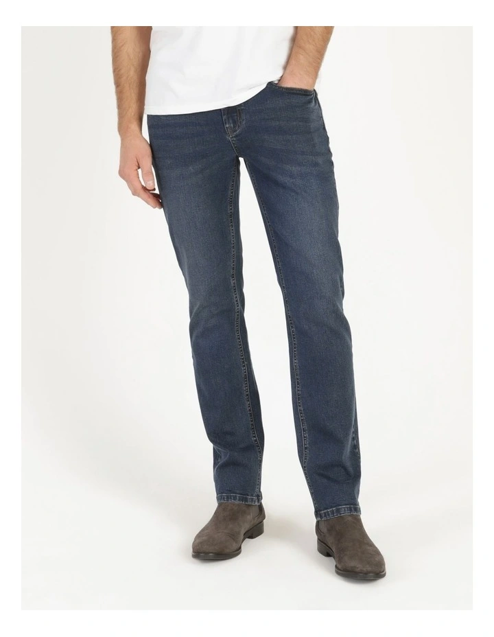Dylan Regular Straight Jean Size 34 Leg Length in Indigo