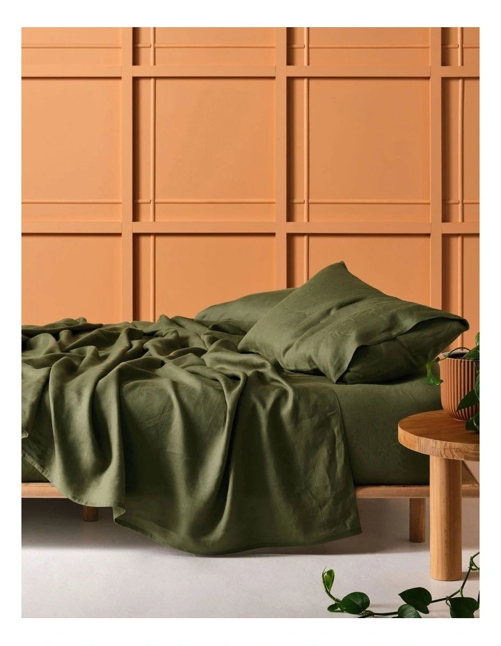 Nimes Sheet Set in Moss