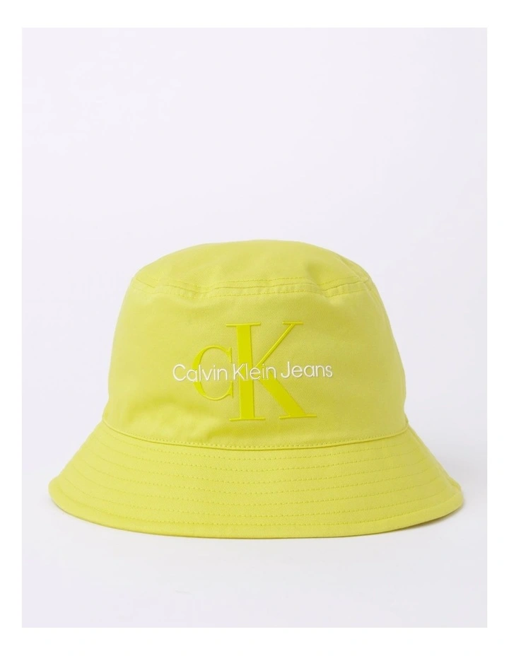 Monogram Bucket Hat in Absinthe Green