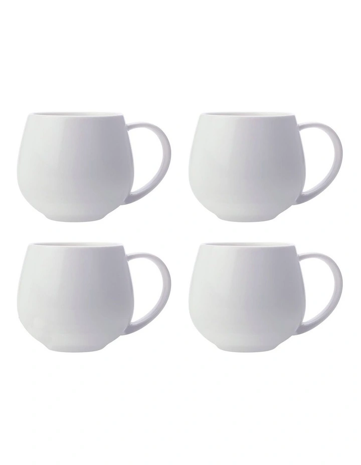 White Basics Snug Mug 450ML White Set of 4