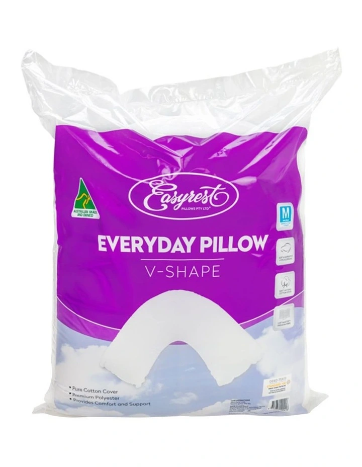 Everyday V-Shape Pillow in White