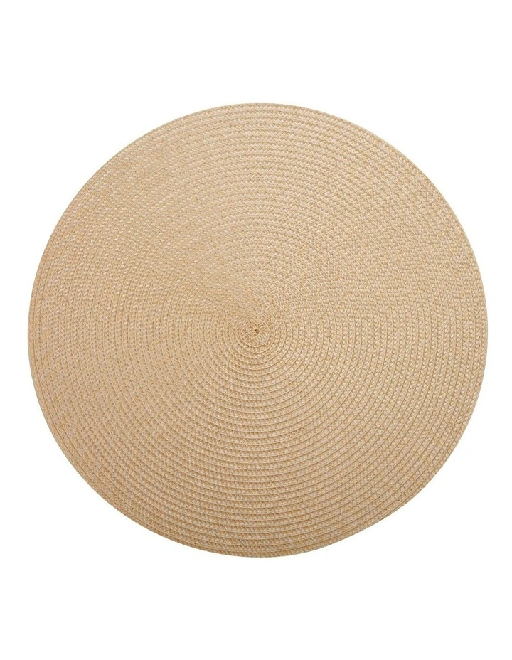 Table Accents Round Placemat in Sand