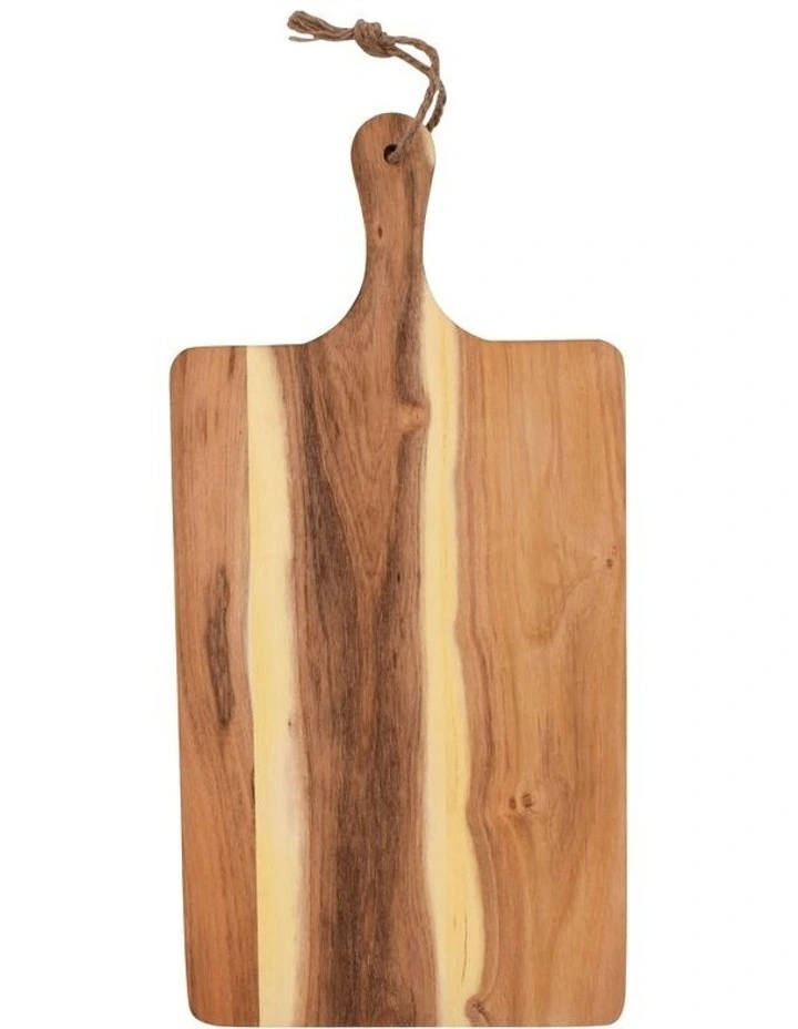 Teak Kitchen Paddle 49x24cm in Natural Wood