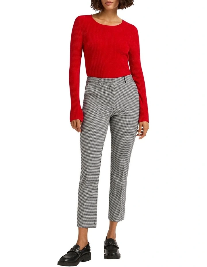 Vegas Velour Knit Jumper in Haunted
