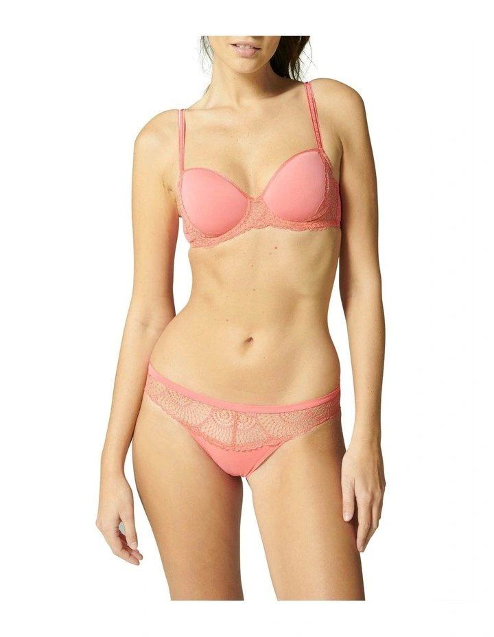 Reflet Bikini Brief In Papaya