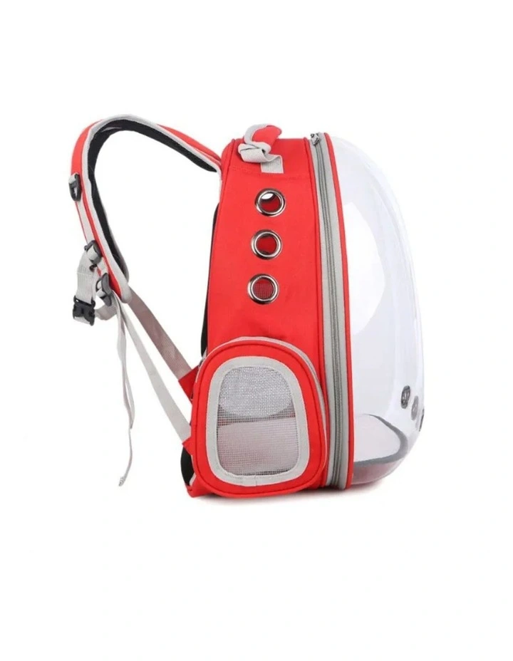 Expandable Space Capsule Backpack Model in Red