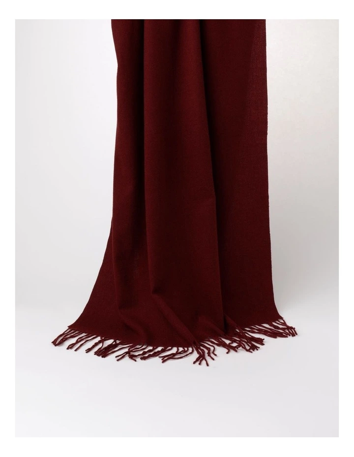 Pashminetta Winter Scarf in Red