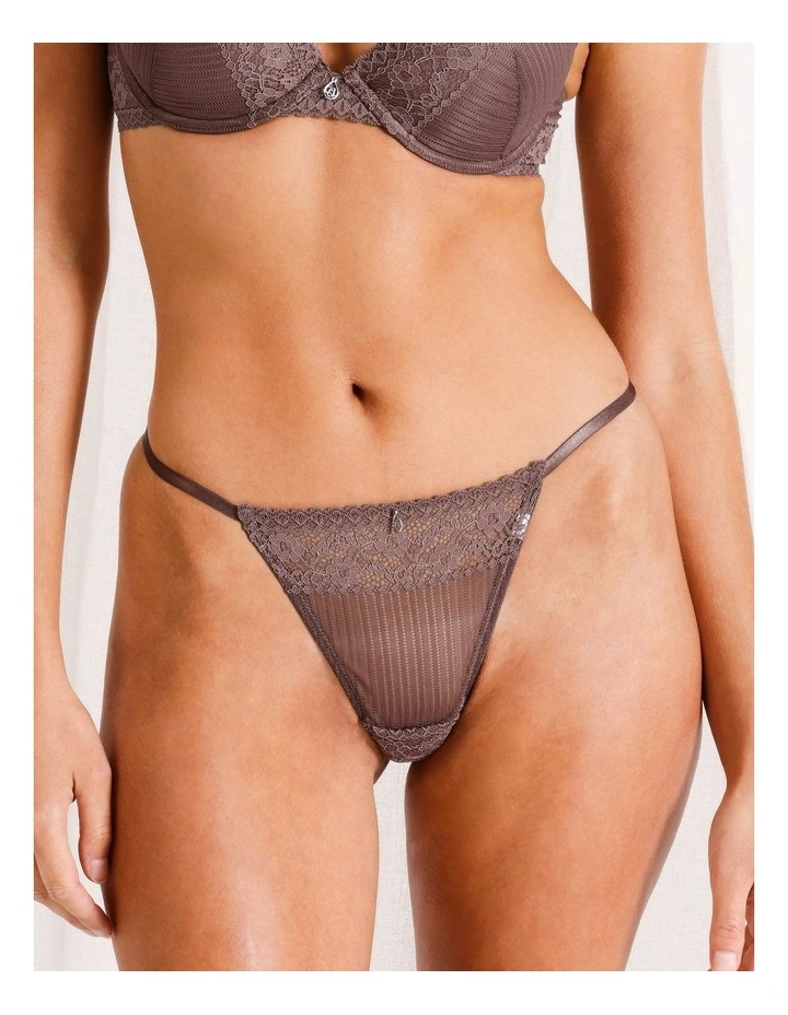 Sienna G String in Rose Taupe