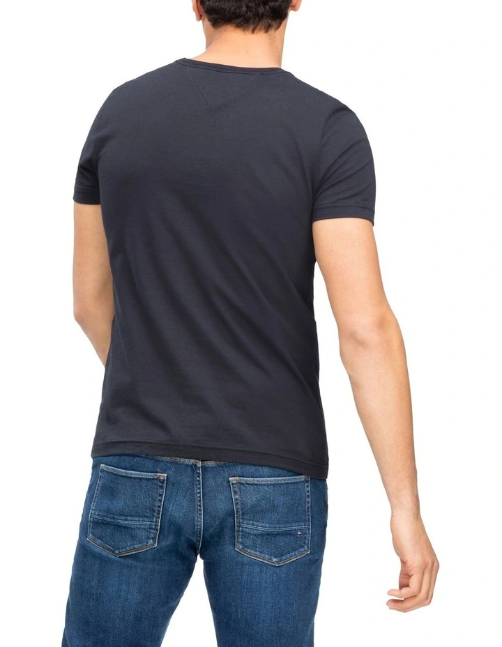 Essential Cotton Tee in Black