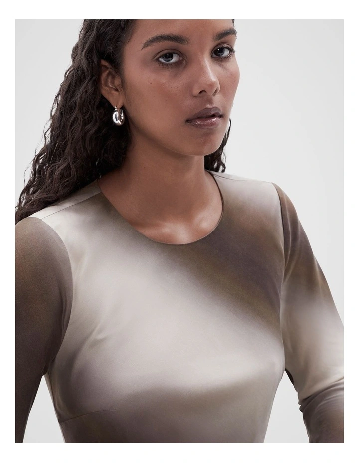 Organic Hoops in Silver