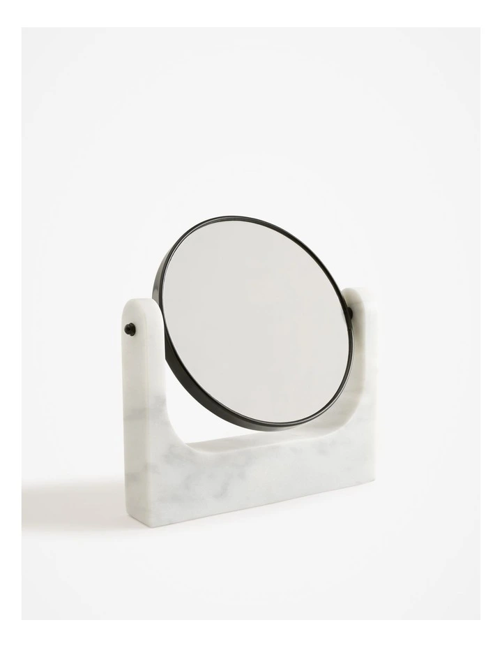 Marble Mirror in Snow