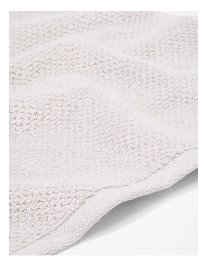 Calo Australian Cotton Face Washer in Pale Grey