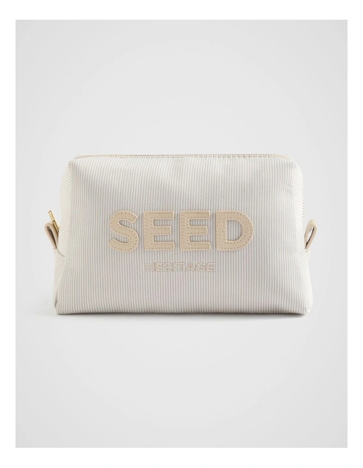 Seed Makeup Bag in Nude