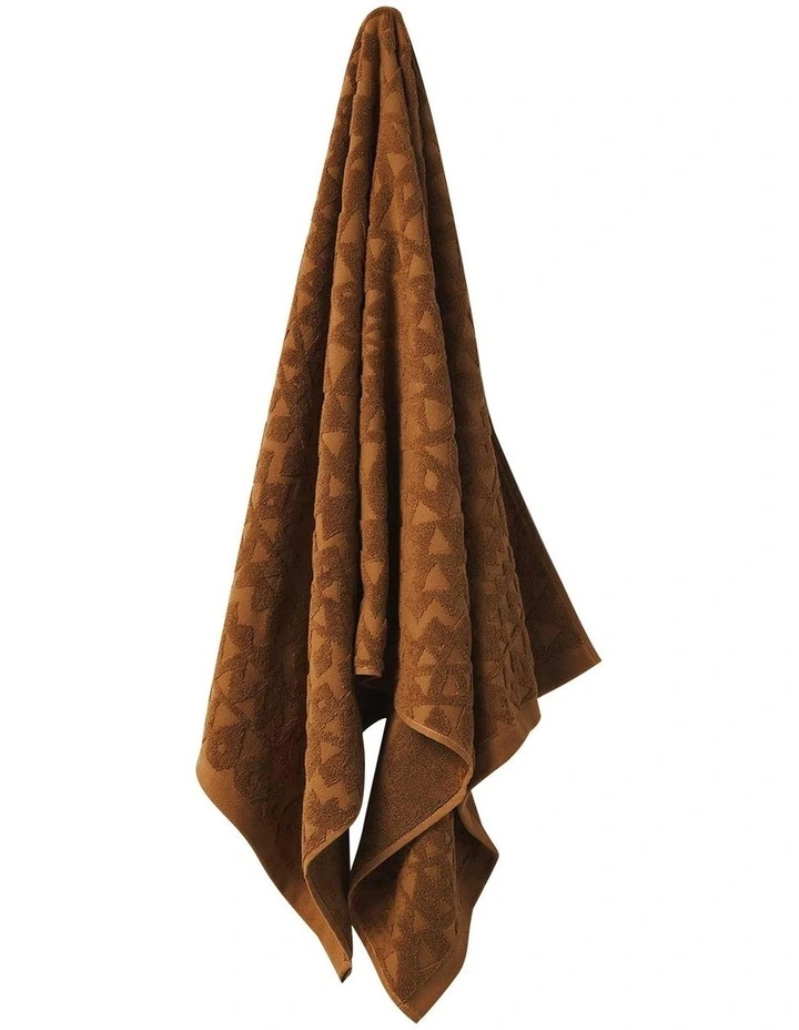 Maya Bath Towel Range in Bronze