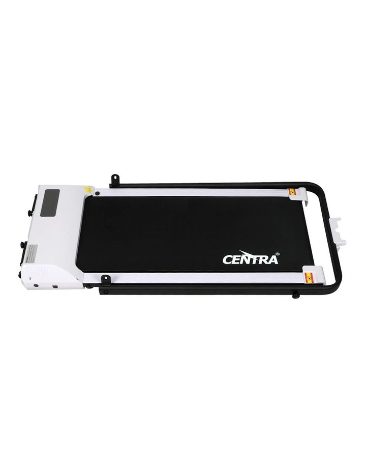 Electric Treadmill with Remote Control in White