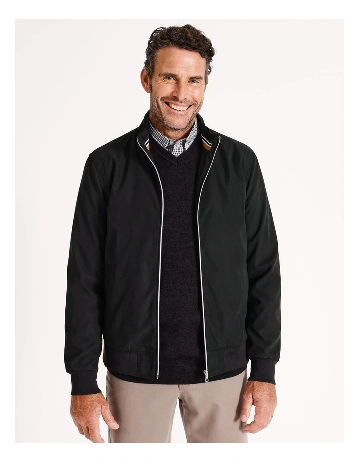 Ludlow Micromoss Jacket in Black