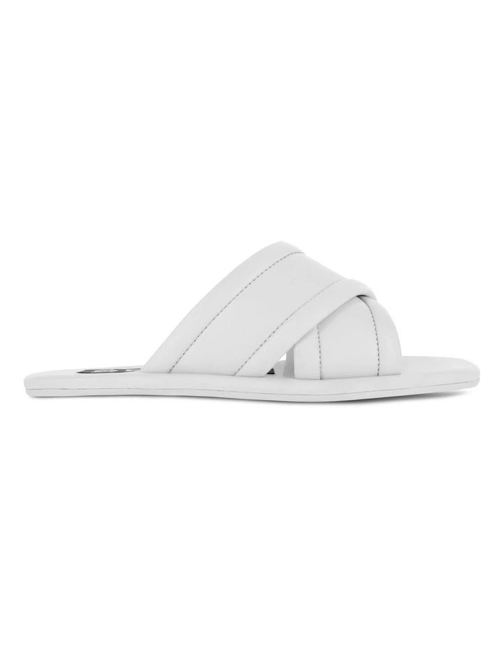 Irah Flat Sandals in White