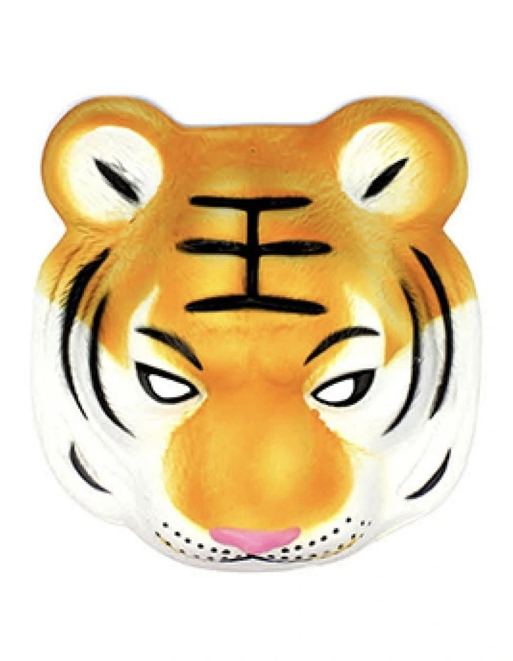 Animal Head Face Mask in Tiger