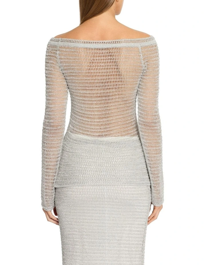 Temptress Top in Silver