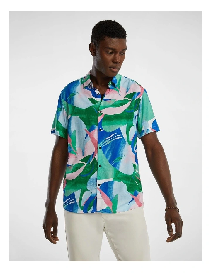 Girona Abstract Shirt in Multi