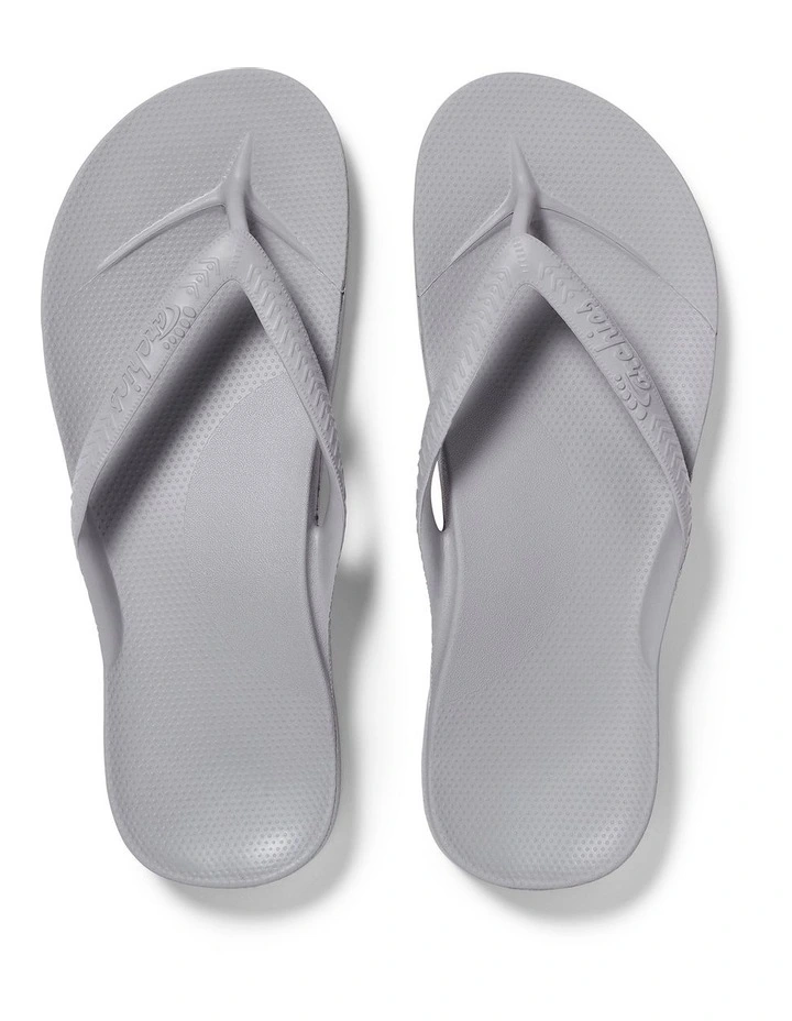 Arch Support Thongs in Grey