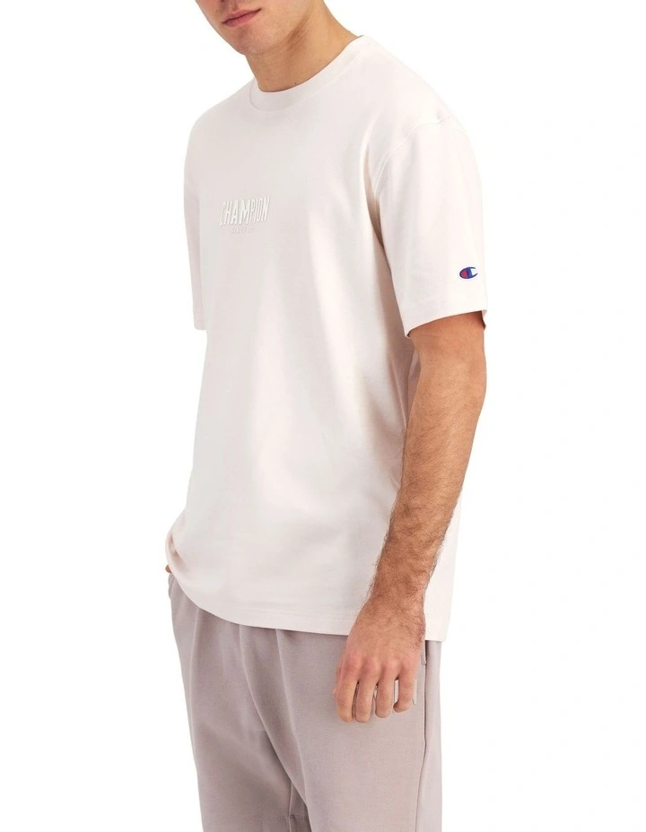 Rochester Base Tee in Milk Cap