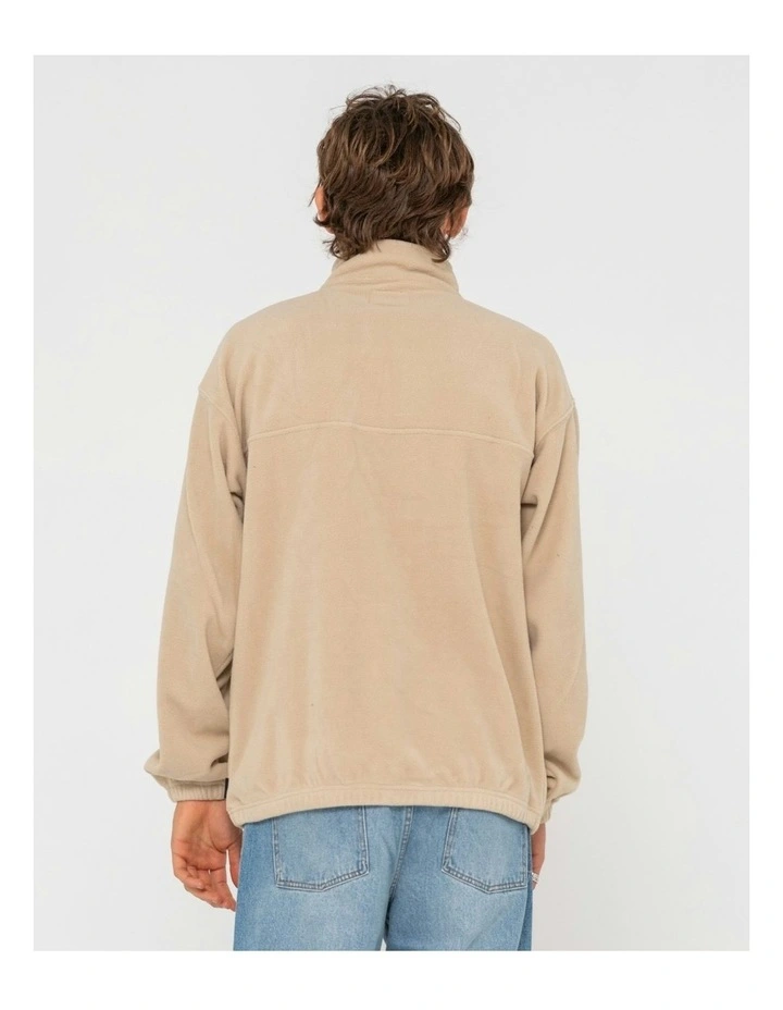 Middle Section Crew Polar Fleece in Natural
