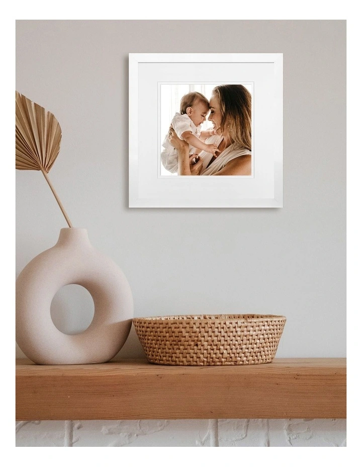 Decorator Square Photo Frame 30x30/20x20cm in White