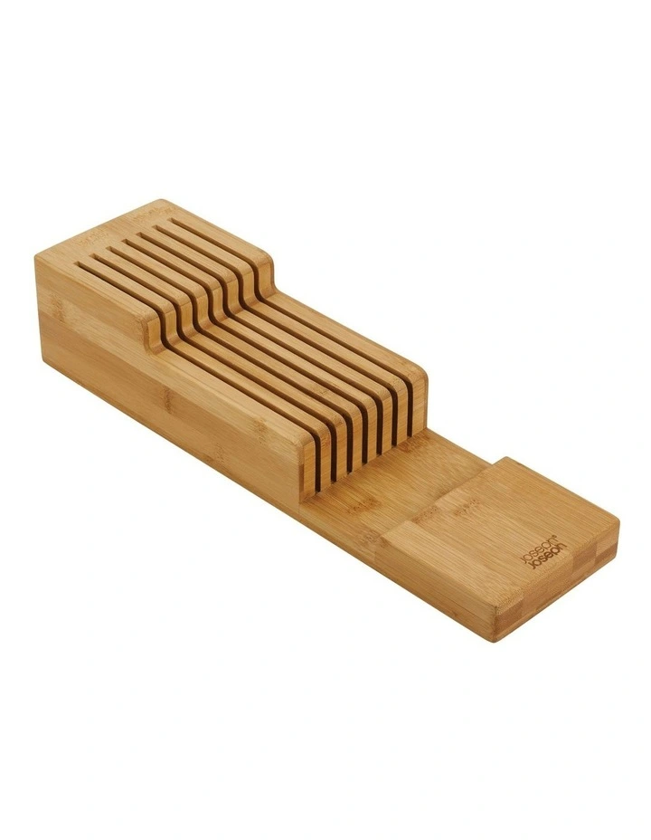 2 Tier Drawer Store Knife Organiser in Bamboo