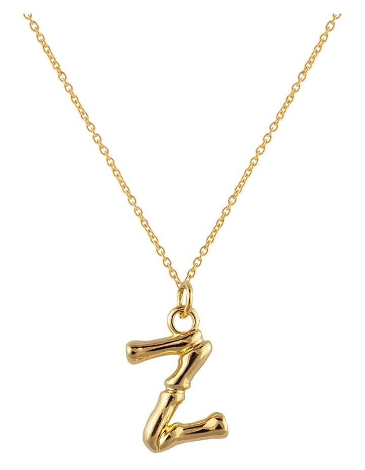 Initial Necklace Z