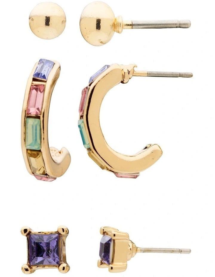 Lone Earring Pack in Purple