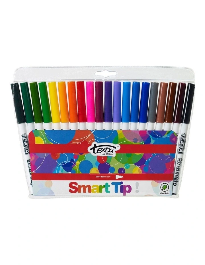 The Original Smart Cone Tip Markers 20 Piece in Multi