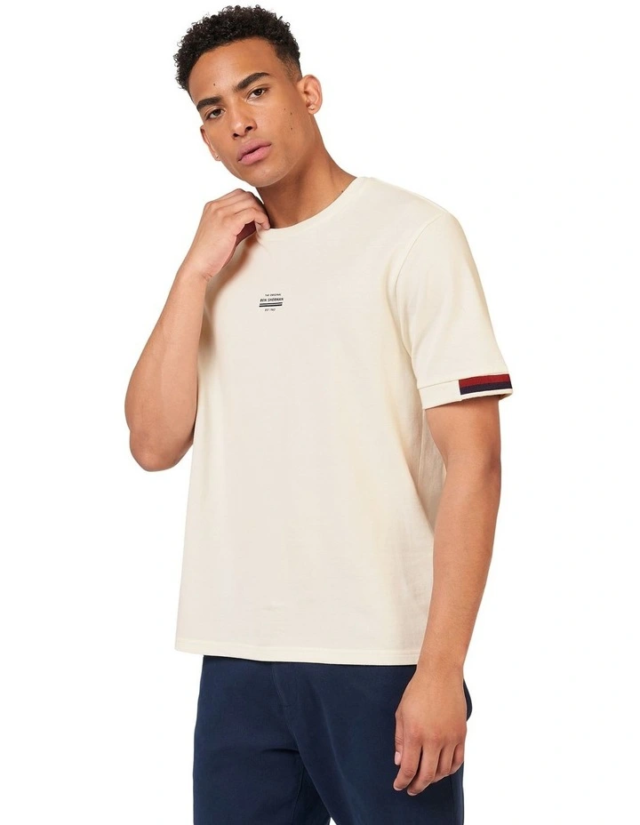Pique Tee in White