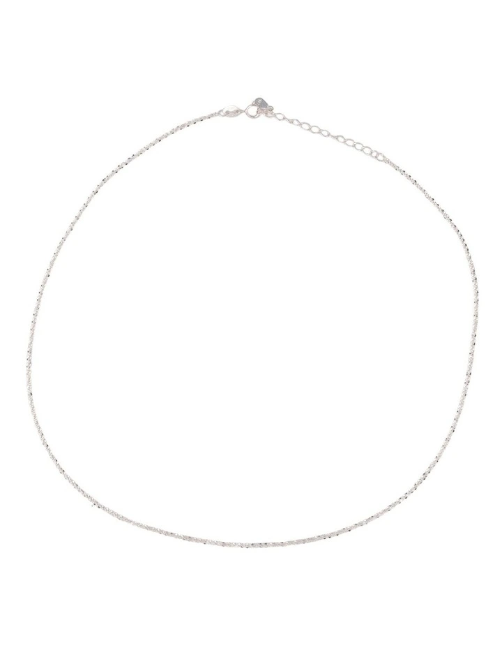 SS Bling Rope Necklace in Silver