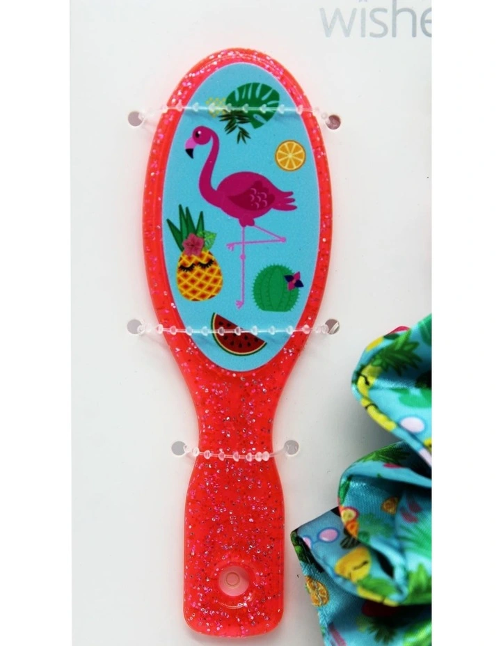 Brush Clip and Scrunchie Pack in Multi
