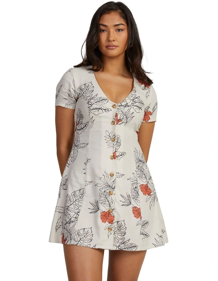 Tropicalsy Understated Dress in Beige