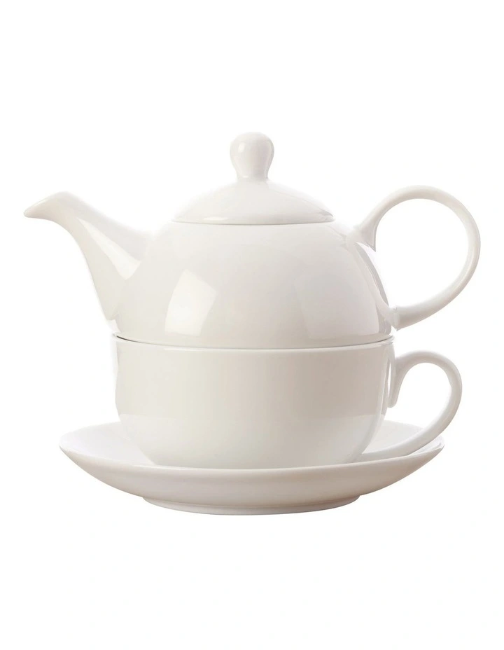 Basics Teapot Tea for One 425ml in White