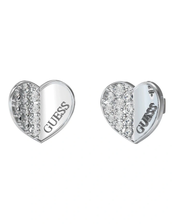 Lovely Guess Earrings in Silver