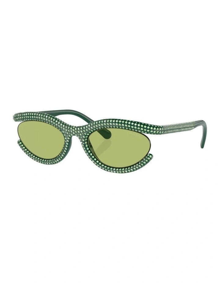 SK6006 Sunglasses in Green