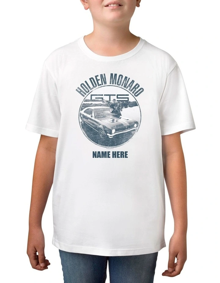 Boy's Holden Monaro Personalised Cotton T-Shirt