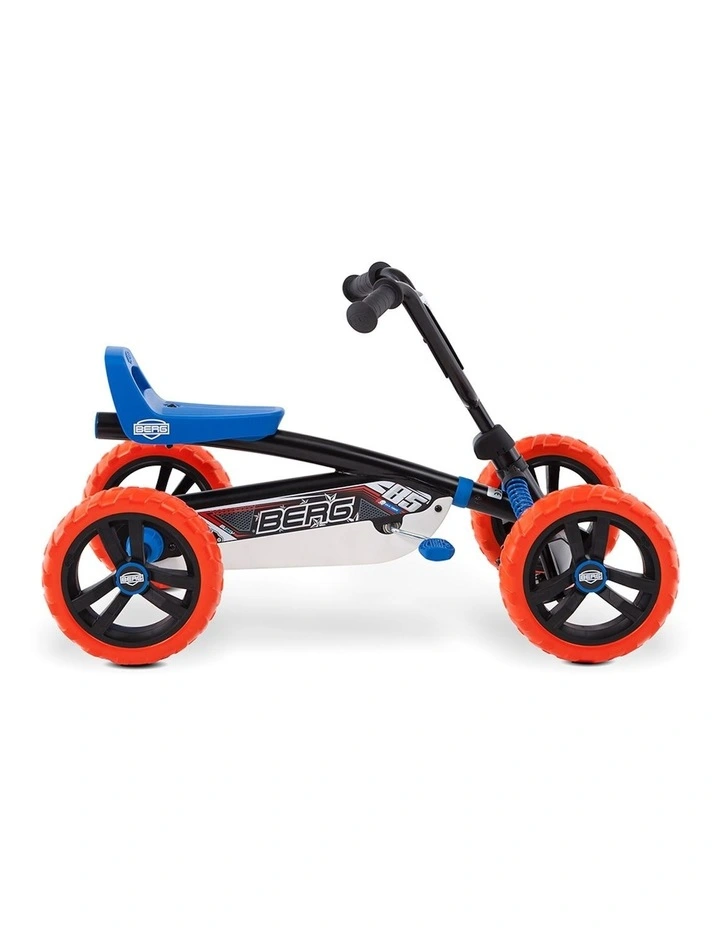 Buzzy Nitro Pedal Go Kart Ride On Toy in Orange/Blue