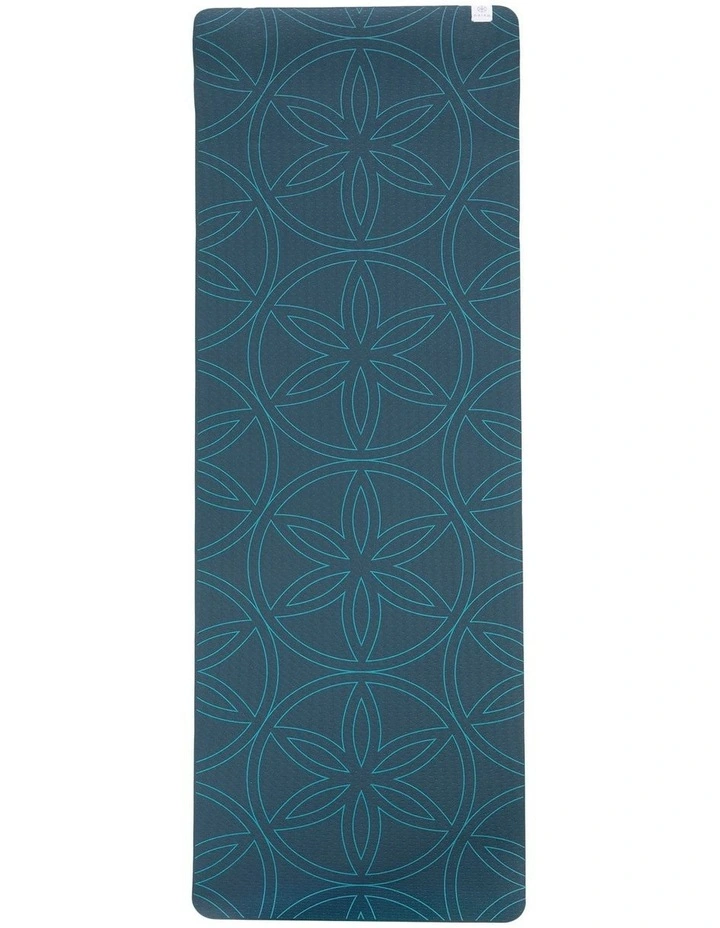 Soft Grip Printed Yoga Mat XL 5mm in Teal