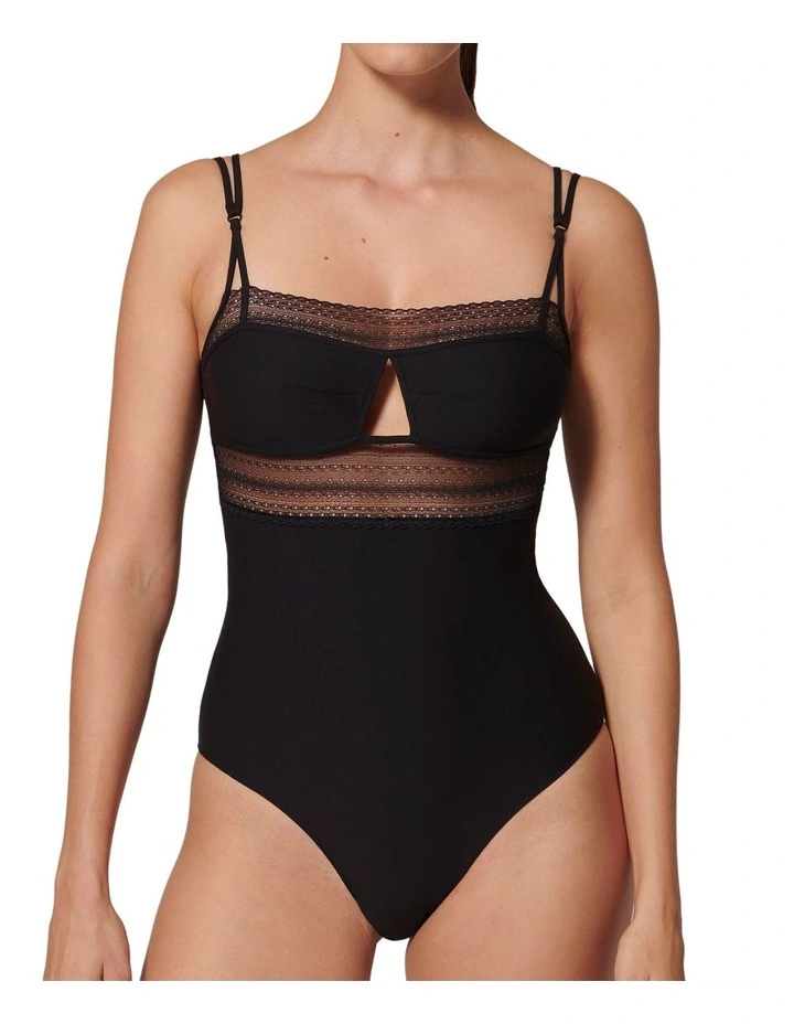 Pia Bodysuit in Black