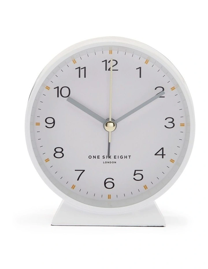 Hayley Alarm Clock in White