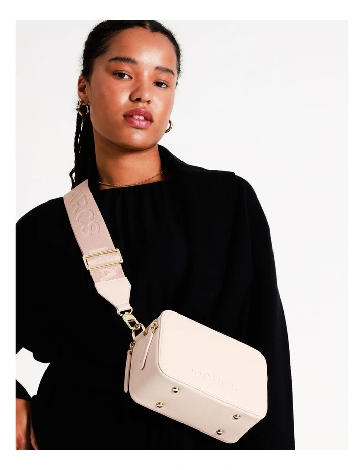 Budapest Zip Around Crossbody Bag in Blush