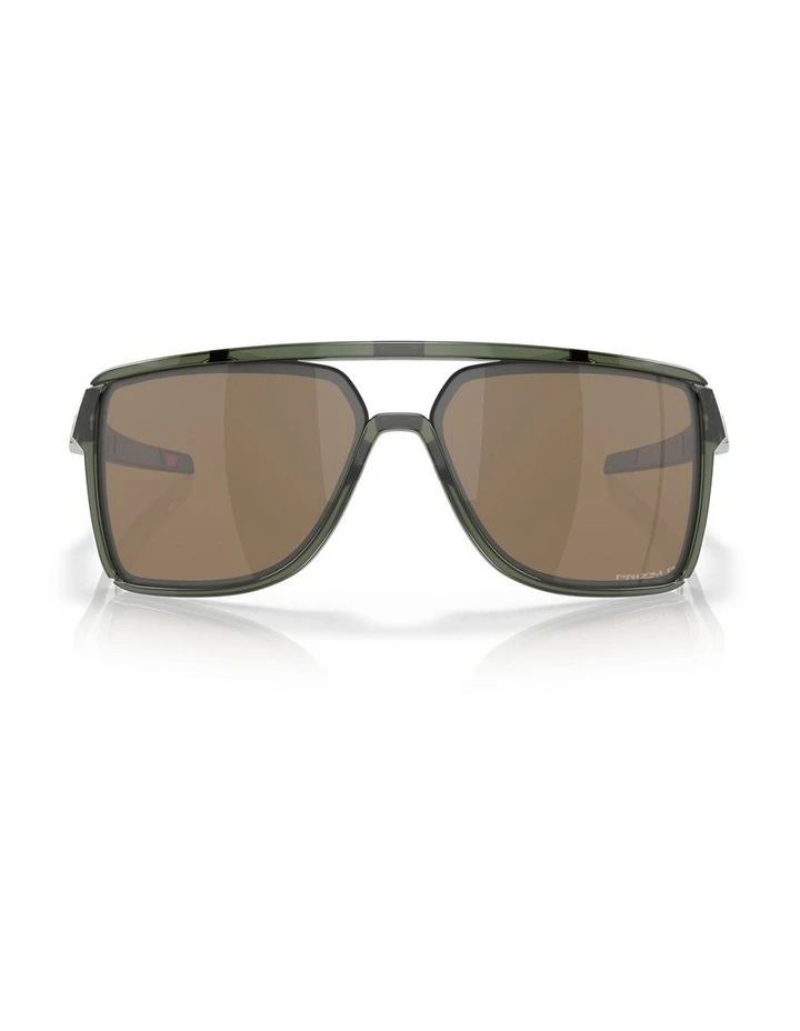 Castel Polarised Sunglasses in Olive Ink
